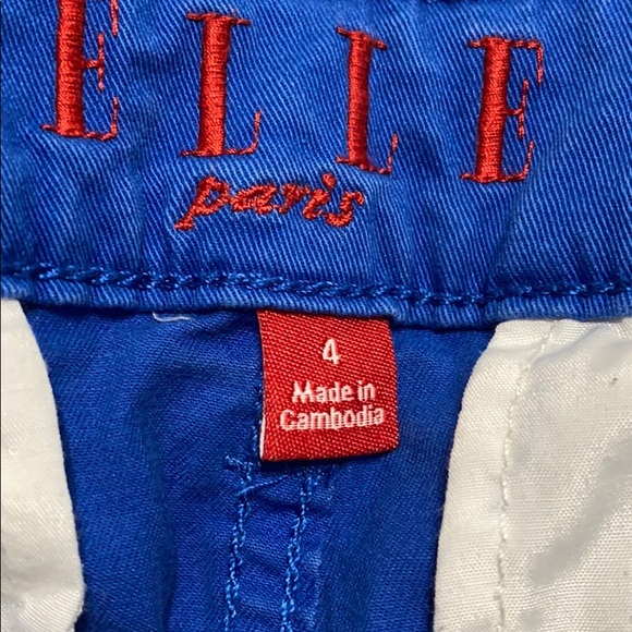 Elle Paris royal blue shorts - Picture 3 of 6